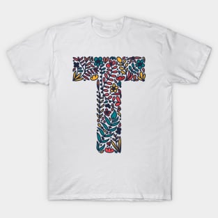 Tropical Letter T T-Shirt